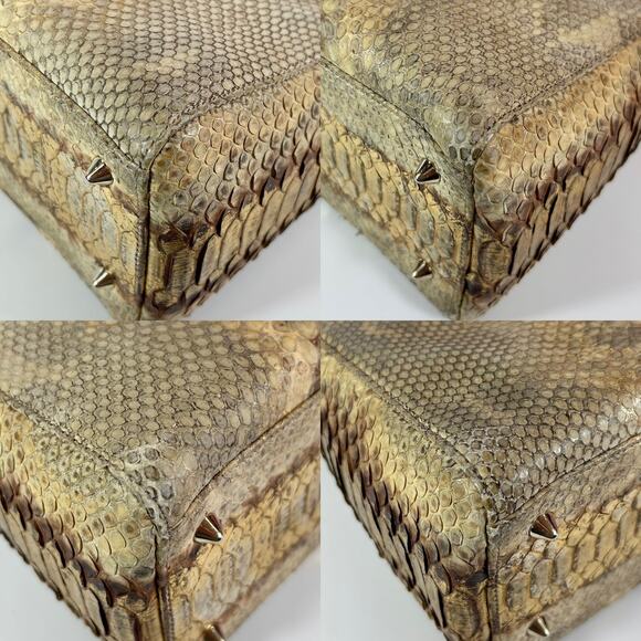 Christian Dior Metallic Snakeskin Medium Lady Dior Bag - Picture 15 of 15